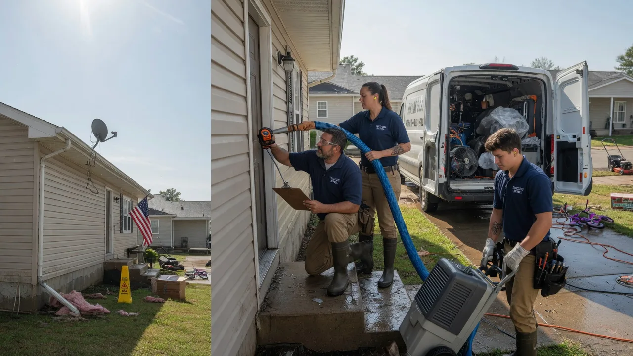 Ceiling Water Damage Restoration in Tiffin, OH near me